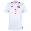 Maillot de Supporter Danemark Hojlund 9 Domicile Euro 2024 Pour Homme